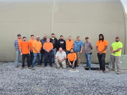 The Paul Patrick Electric crew at Eglin Air Force Base