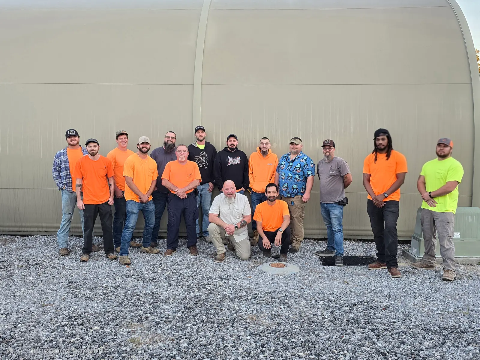 The Paul Patrick Electric crew at Eglin Air Force Base